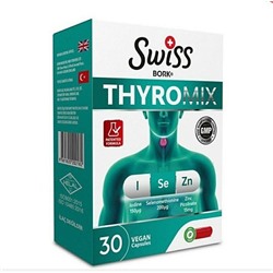 Комплекс с йодом, селеном и цинком Swiss THYROMIX 30 капсул