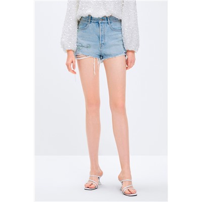 Short vaquero Azul claro