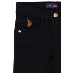 Kız Çocuk Siyah Jean Pantolon