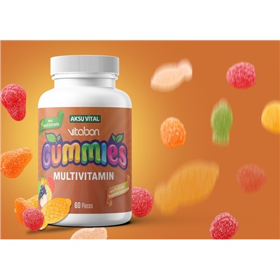 AKSU VITAL мультивитамины для детей в мармеладках