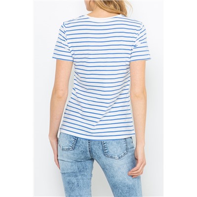 Camiseta Azul y blanco