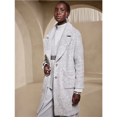 OVERSIZED KNIT COCOON COAT