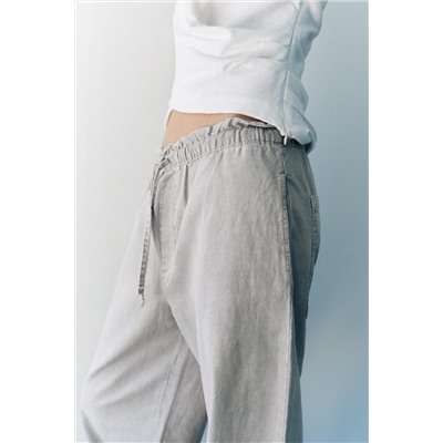 ZW COLLECTION LOOSE FIT LOW-RISE JEANS