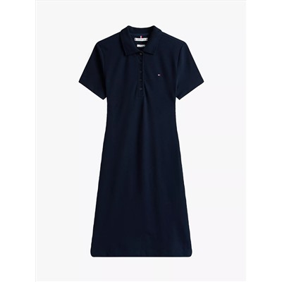 Stretch-Cotton Regular Fit Polo Dress