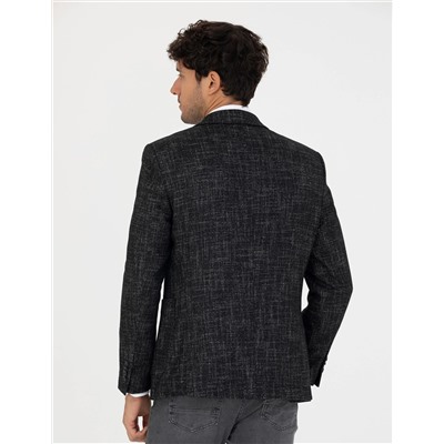 Siyah Ekstra Slim Fit Ceket