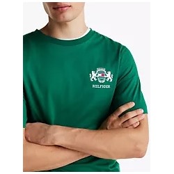 Embroidered Flag Crest T-Shirt