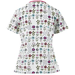 WonderWink Scrubs ORIGINS Pick Me Pick Me Print Top