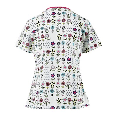 WonderWink Scrubs ORIGINS Pick Me Pick Me Print Top