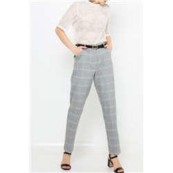 Pantalón pitillo Gris claro jaspeado