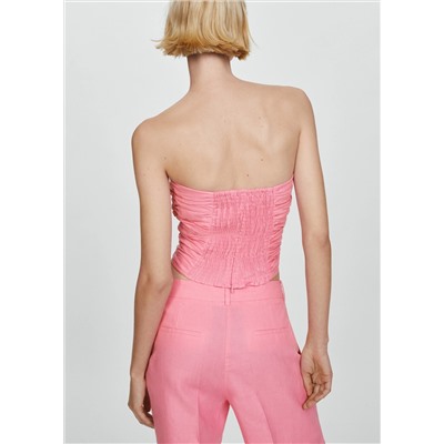 Top bandeau lino