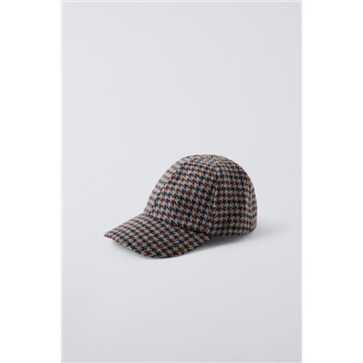 HOUNDSTOOTH CAP