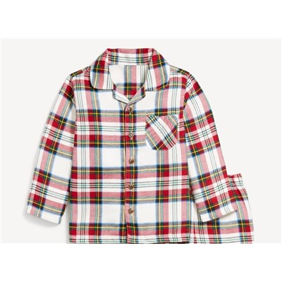 Unisex Printed Pajama Set for Toddler & Baby
