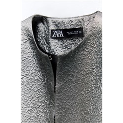 LAMINATED CROPPED JACKET