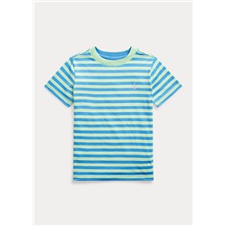 Boys 2-7 Striped Cotton-Blend Jersey Tee
