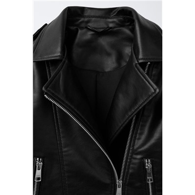 LEATHER EFFECT JACKET