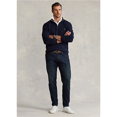 Big & Tall  Luxury Jersey Quarter-Zip Pullover