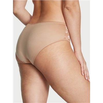 BODY BY VICTORIA Lace-Front Hiphugger Panty