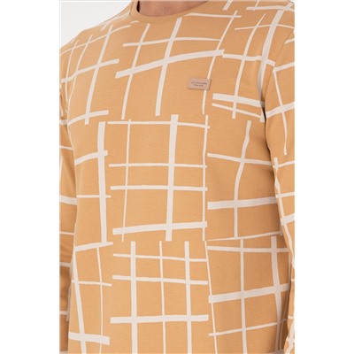 Erkek Camel Sweatshirt