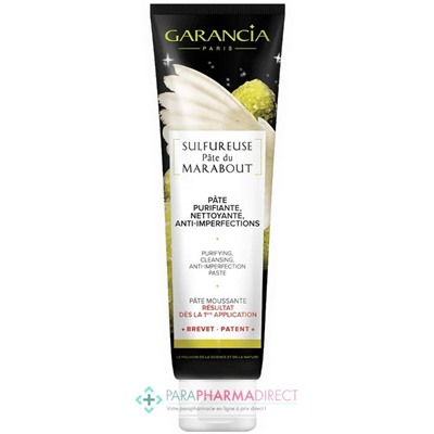 Garancia Sulfureuse Pâte du Marabout - Pâte Purifiante, Nettoyante, Anti-Imperfections 150 ml