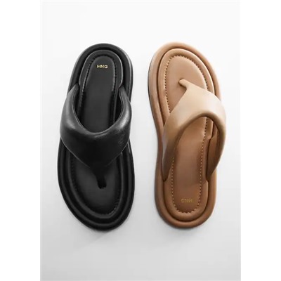 Sandalias piel tiras
