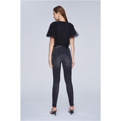 Vaquero skinny fit Negro