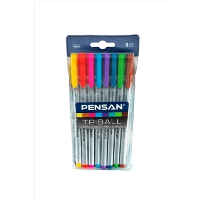 Pensan Triball 1.0 Tükenmez Kalem 8'li 37.27.197.264