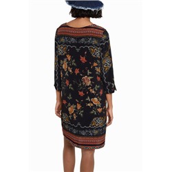 Vestido recto floral