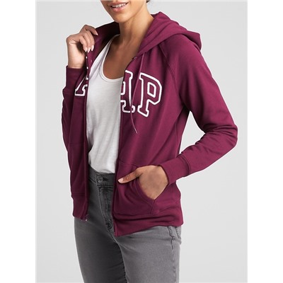Gap Logo Zip Hoodie In Fleece