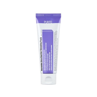 Deramide Cica Barrier Sleeping Pack, Успокаивающий ночной крем-маска с центеллой