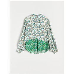 Basic-Bluse aus Viskose