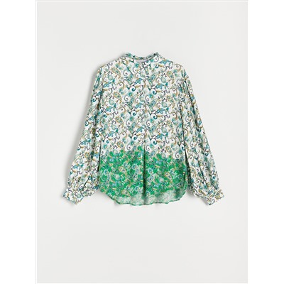 Basic-Bluse aus Viskose