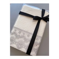 AYHANHOME Güpürlü Hediyelik Çeyizlik 50x90 Pamuklu El Yüz Havlusu PVC*1
