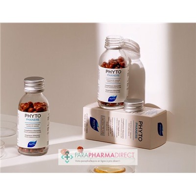 Phyto PhytoPhanère Force Croissance Volume Cheveux & Ongles 2x120 CapsulesLot  × 2