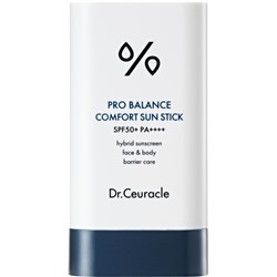[DR. CEURACLE] Стик для лица и тела солнцезащитный ПРОБИОТИКИ Balance Comfort Sun Stick SPF 50+ PA++++, 18 г