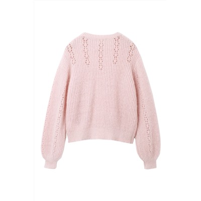 Jersey de lana y mohair Rosa