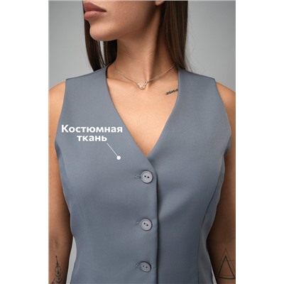 Женский костюм с жилетом и юбкой Happyfox