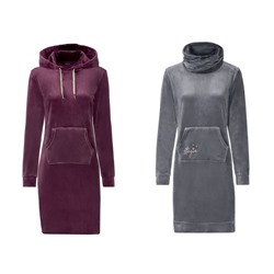 ESMARA® Kleid Damen, aus Nicki-Qualität
