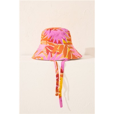 Sombrero reversible algodón estampado