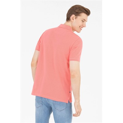 Erkek Nar Çiçeği Basic Polo Yaka Tişört