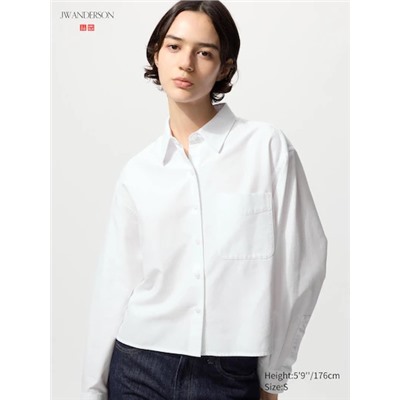 Camisa oxford cuadrada