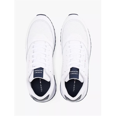 Leather-Mix Runner Sneaker