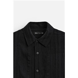 CAMISA JACQUARD SEMITRANSPARENTE