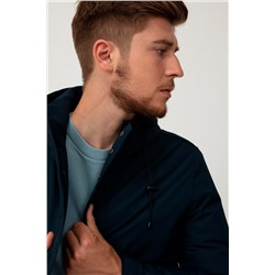 Chaqueta con capucha Azul noche