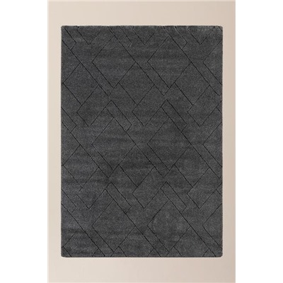 Arlette Halı - Antrasit - 80x300 cm