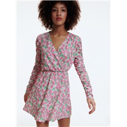 Kleid mit Kuvert-Ausschnitt
