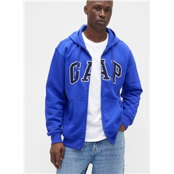 Relaxed Gap Logo Zip Hoodie