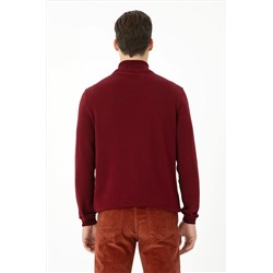 Erkek Bordo Basic Kazak