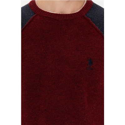Erkek Bordo Kazak