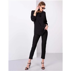 Siyah Comfort Fit Bluz
