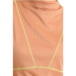 Vestido recto Marrón claro